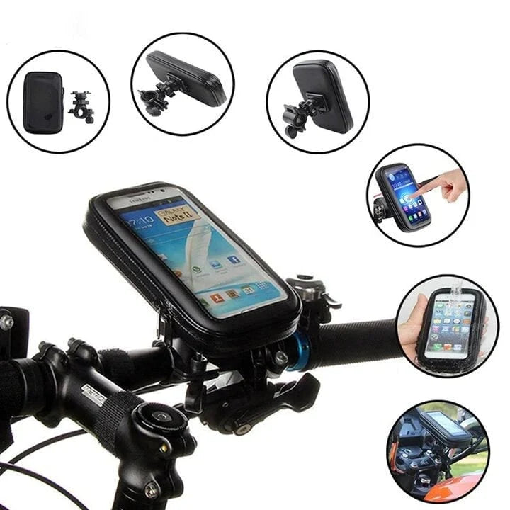 Bicycle Phone Mount Waterproof Touchscreen 5000mAh