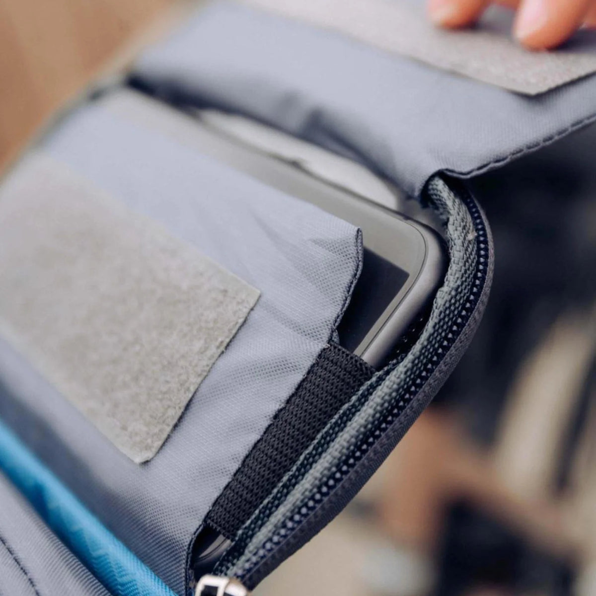 Bike Handlebar Phone Bag Touchscreen Splashproof Velcro Strap