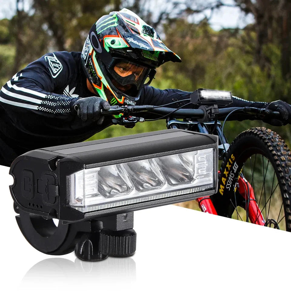 Bike Light USB-C Rechargeable Quick-Attach Mount Weather-Resistant