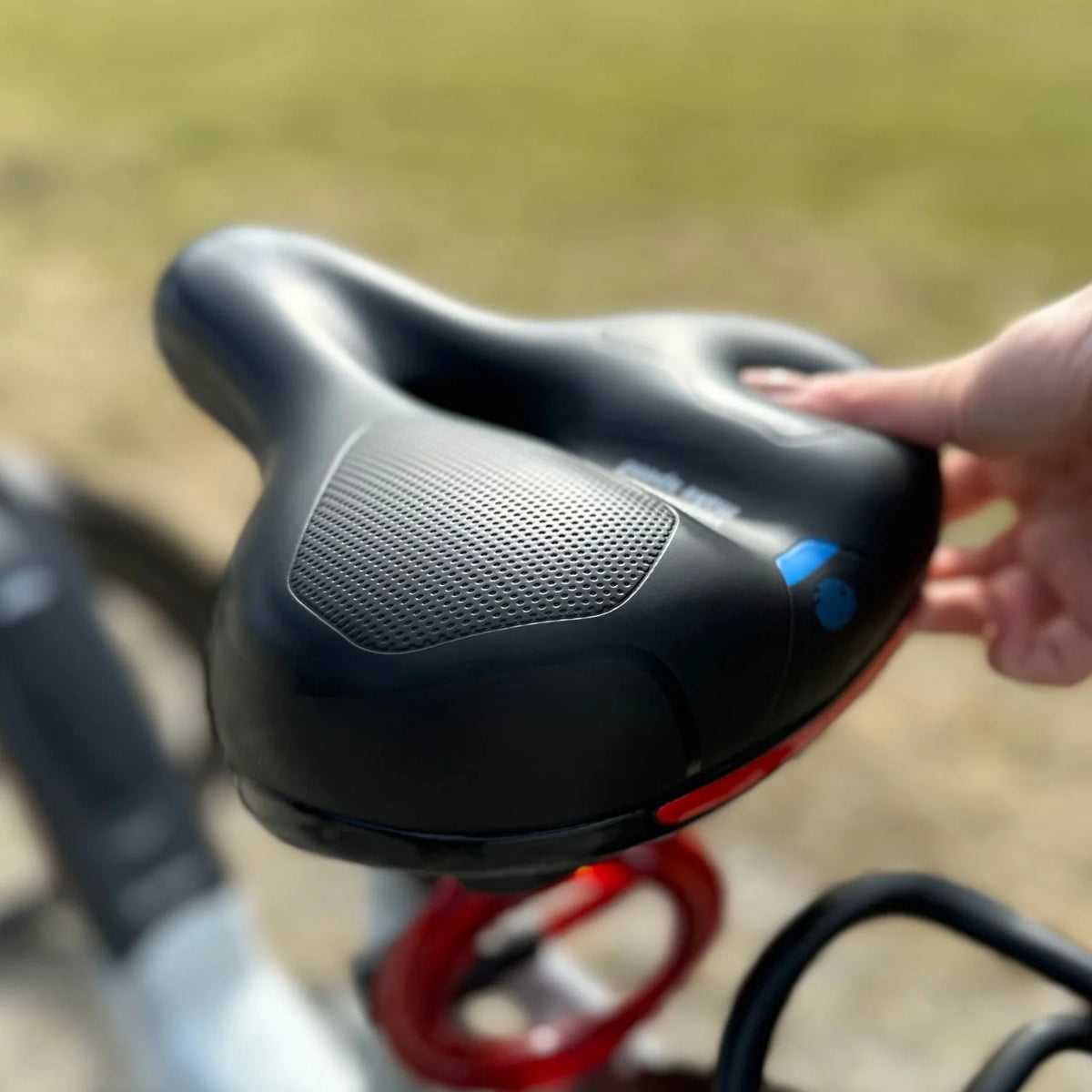 Bike Saddle Ergonomic Memory Foam Shock-Absorbing & Breathable