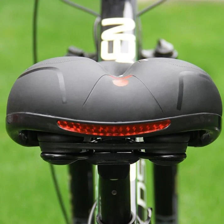 Bike Saddle Gel Core Waterproof & Breathable Rear Reflector