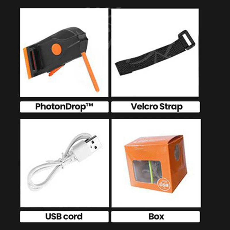 Bike Tail Light USB Rechargeable 40 Lumens