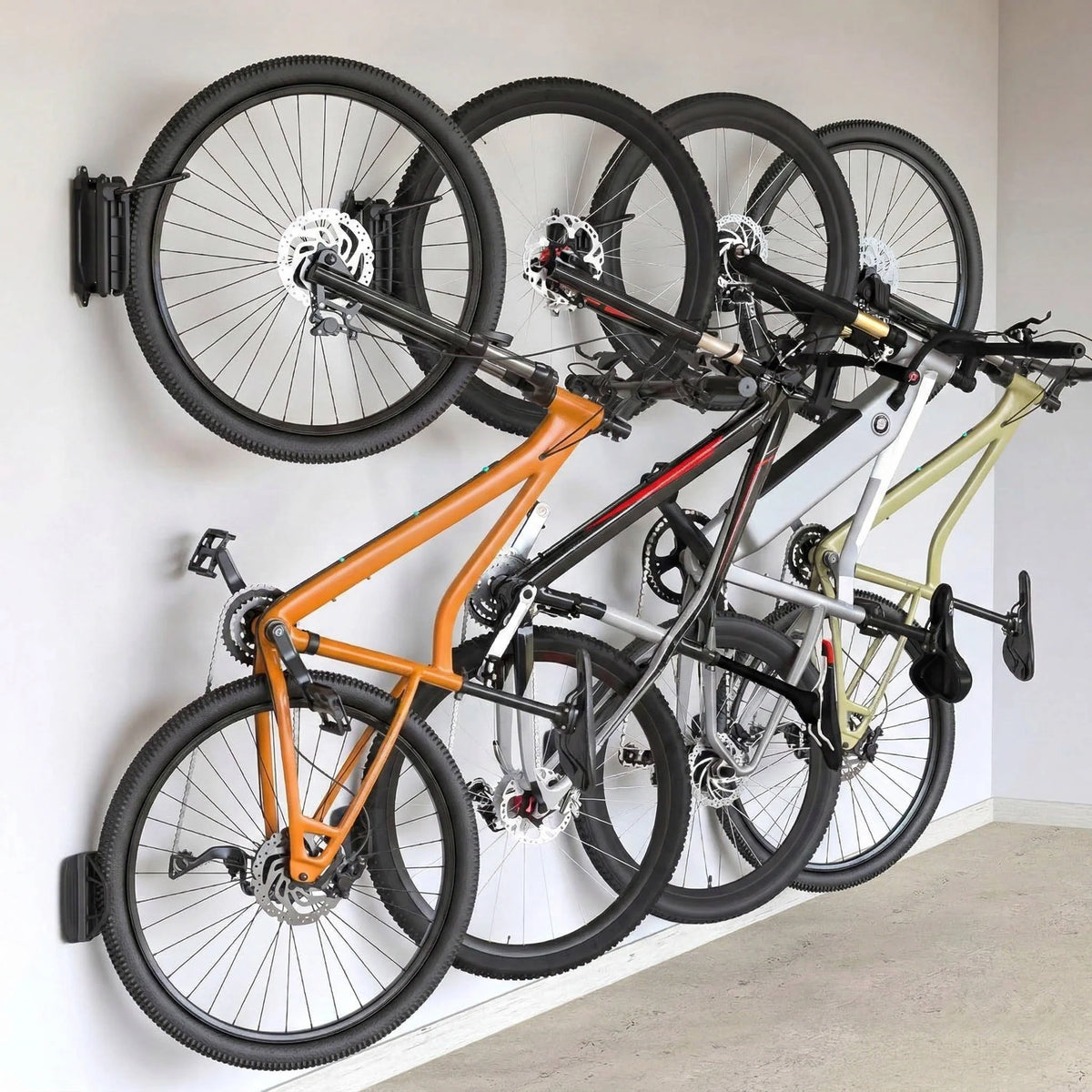 Bike Wall Mount Steel Swivel 66 lb Capacity