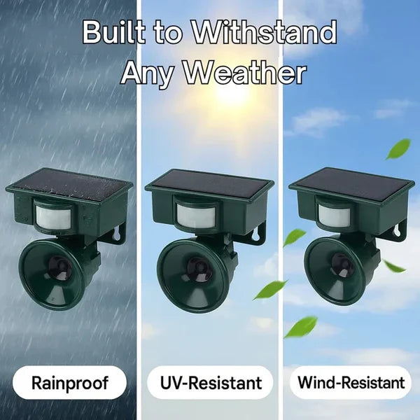 Bird Repeller Motion-Activated Adjustable Sensitivity Weatherproof