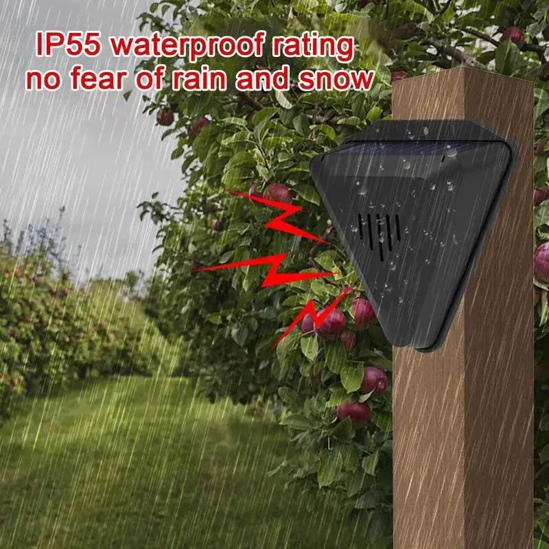 Bird Repeller Solar-Powered Automatic 13 Predator Calls