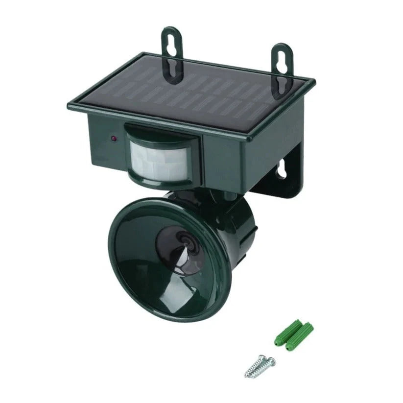 Bird Repeller Solar-Powered Motion-Activated Sound Weather-Resistant