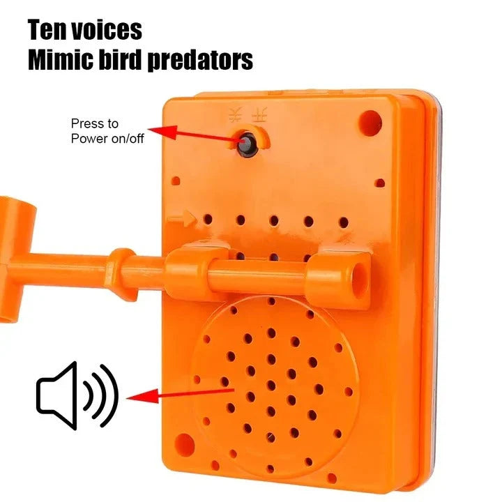 Bird Repeller Solar-Powered Rotating Mirrors & Motion-Activated Sounds