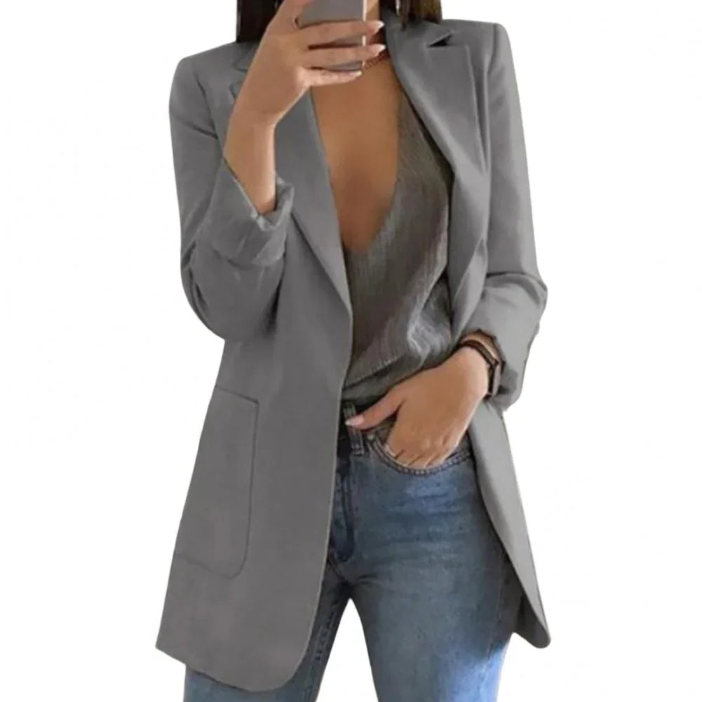 Blazer Longline Wool Lightweight Regular Fit