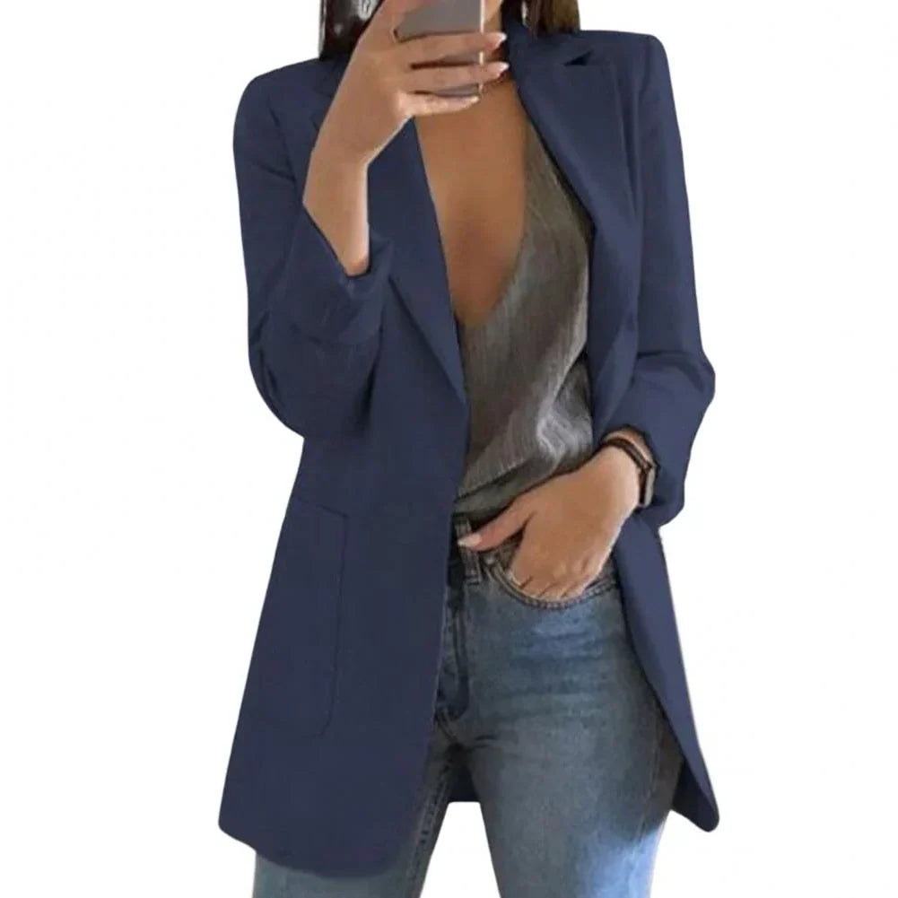 Blazer Longline Wool Lightweight Regular Fit