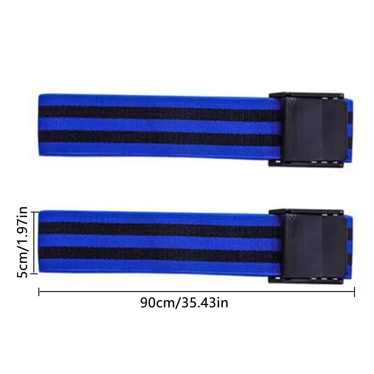 Blood Flow Restriction Bands Adjustable Buckle & Retaining Ring