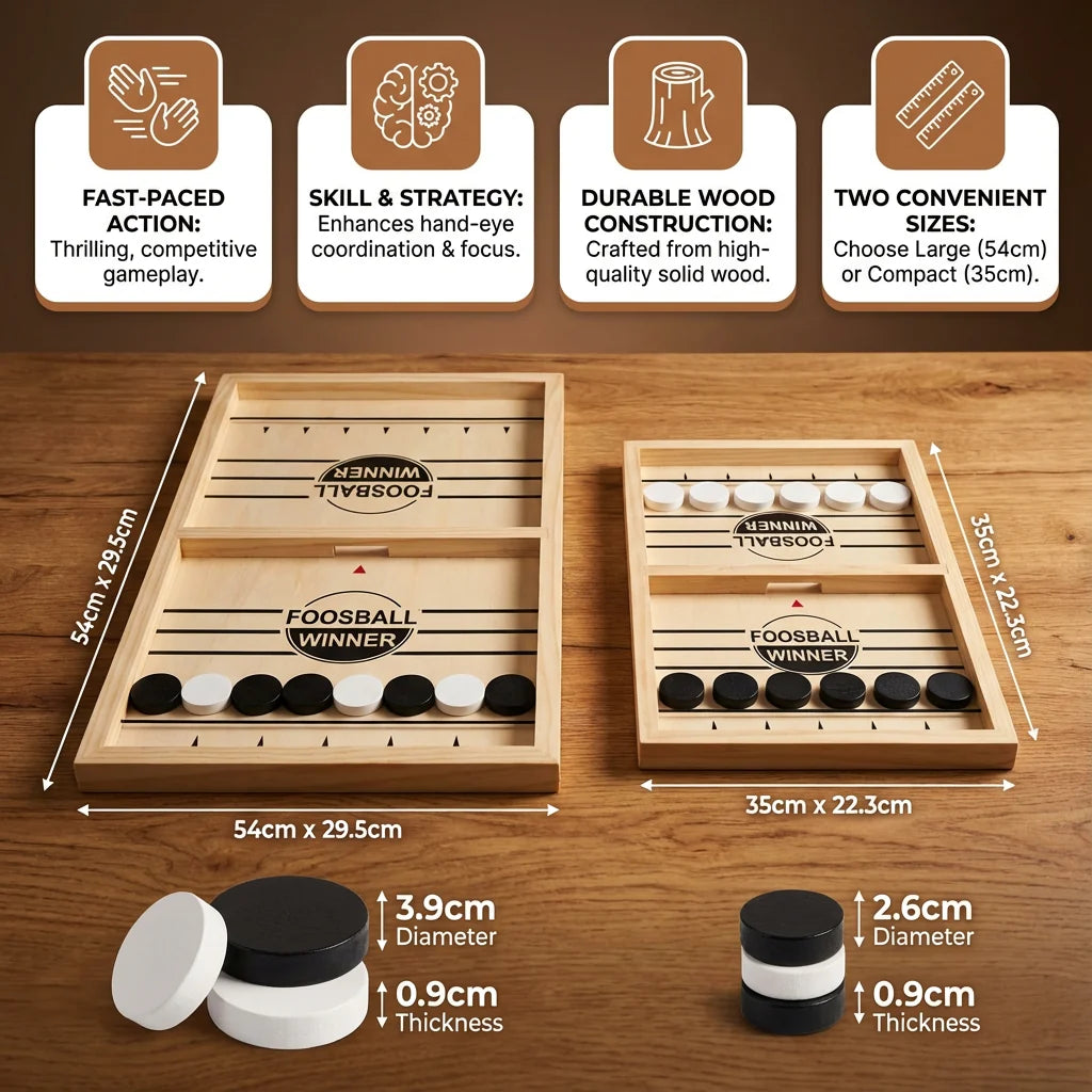 Board Game Catapult Launch Natural Wood Quick Setup