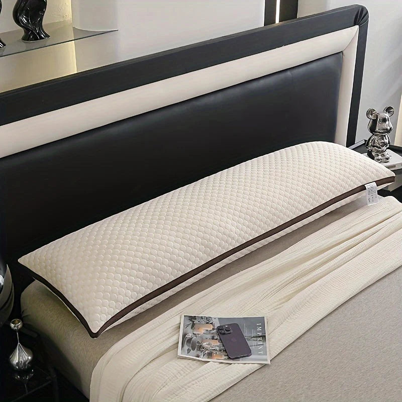 Body Pillow 3D Knit Washable Cover & Hypoallergenic Filling