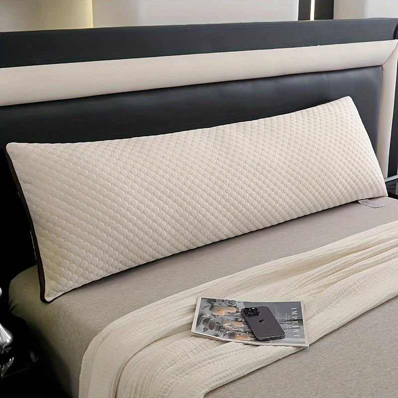 Body Pillow 3D Knit Washable Cover & Hypoallergenic Filling