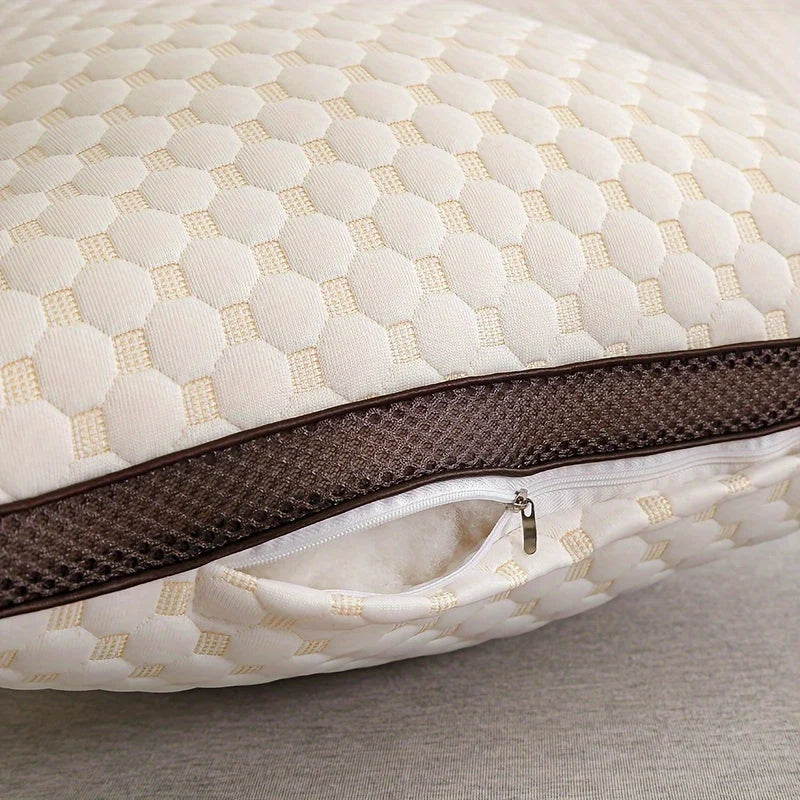 Body Pillow 3D Knit Washable Cover & Hypoallergenic Filling