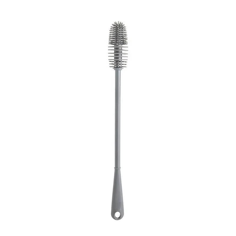 Bottle Brush Rotating Head Soft Fiber Bristles 13-Inch Reach