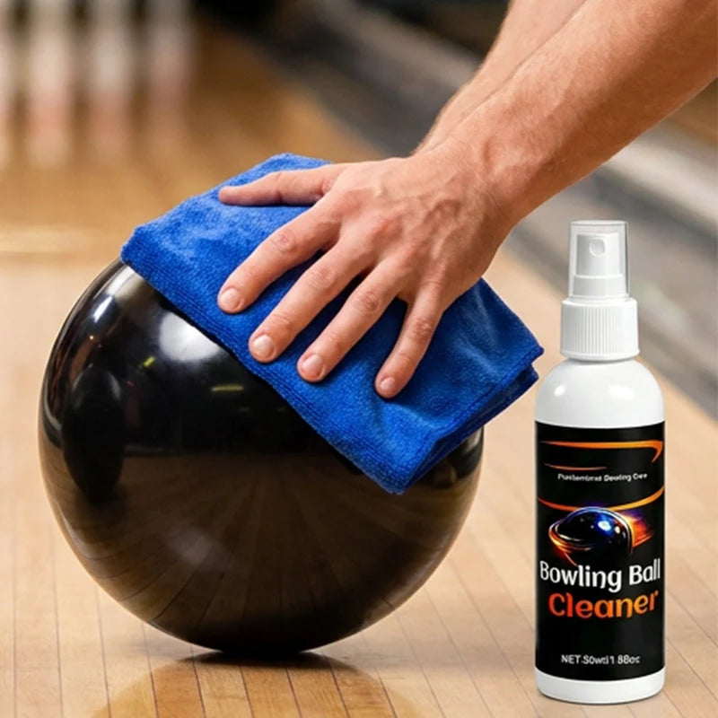 Bowling Ball Cleaner 50ml Spray With Microfiber Cloth