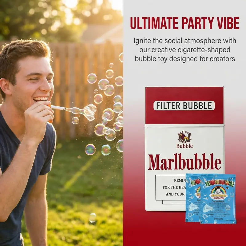 Bubble Blower Toy Cigarette-Inspired Portable Bubble Kit