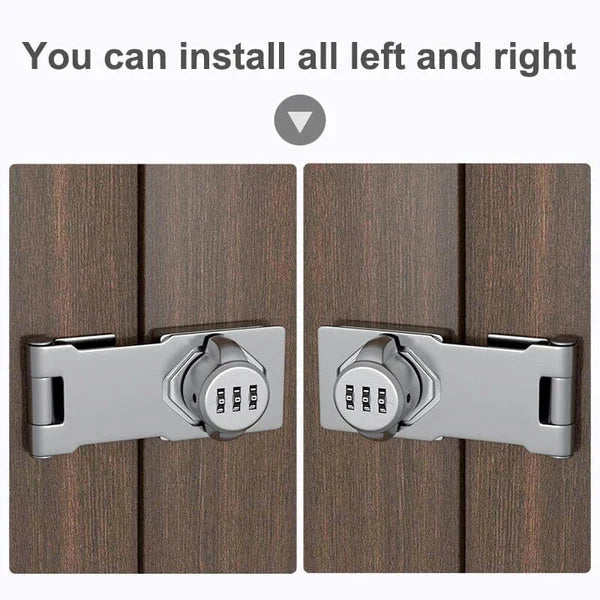 Cabinet Combination Lock Resettable 3-Digit Corrosion-Resistant Zinc Alloy