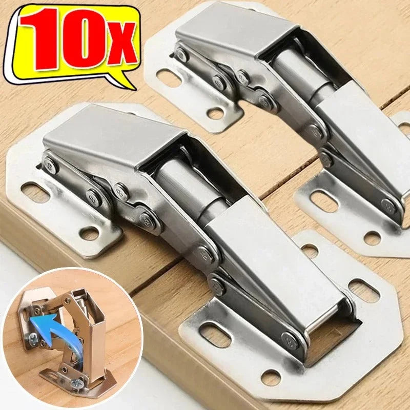 Cabinet Hinges Hydraulic Soft-Close Satin Nickel