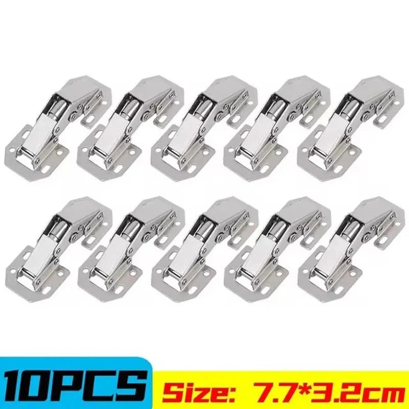 Cabinet Hinges Hydraulic Soft-Close Satin Nickel