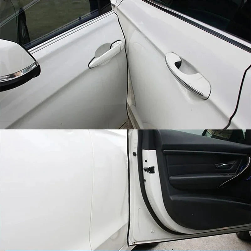 Car Door Edge Protector Trim-To-Fit Weather-Resistant Tool-Free Installation