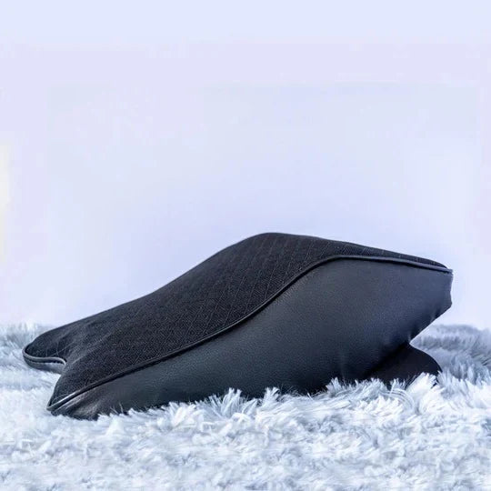 Car Headrest Neck Cushion Ergonomic Support Removable Washable Cover