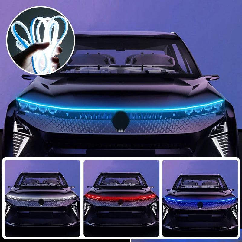 Car Hood LED Strip Flexible Waterproof & Self-Adhesive