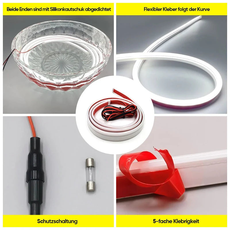 Car Hood LED Strip Flexible Waterproof & Self-Adhesive