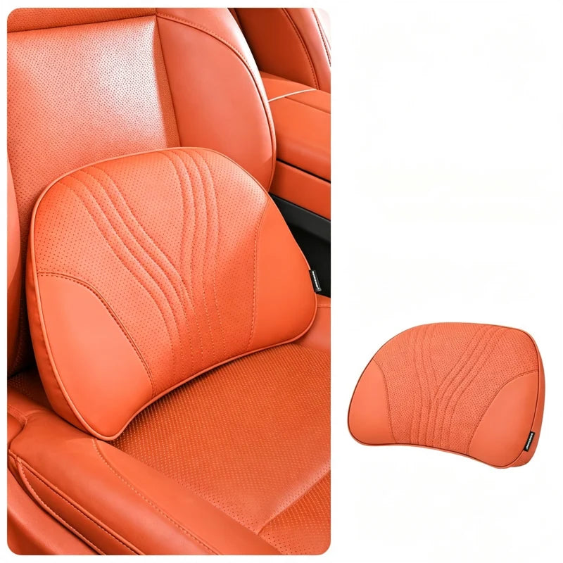 Car Neck Pillow Ergonomic Contour Adjustable Strap