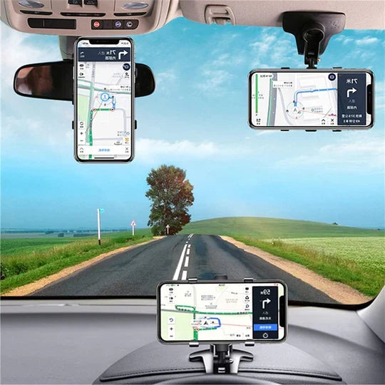 Car Phone Holder 360 Degree Rotation & Multi-Mount