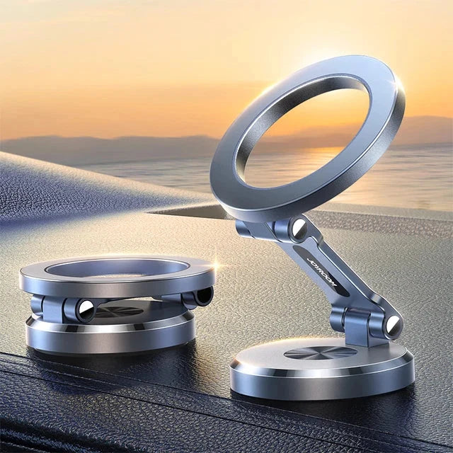 Car Phone Mount Magnetic Hold 360° Rotatable Foldable Arm