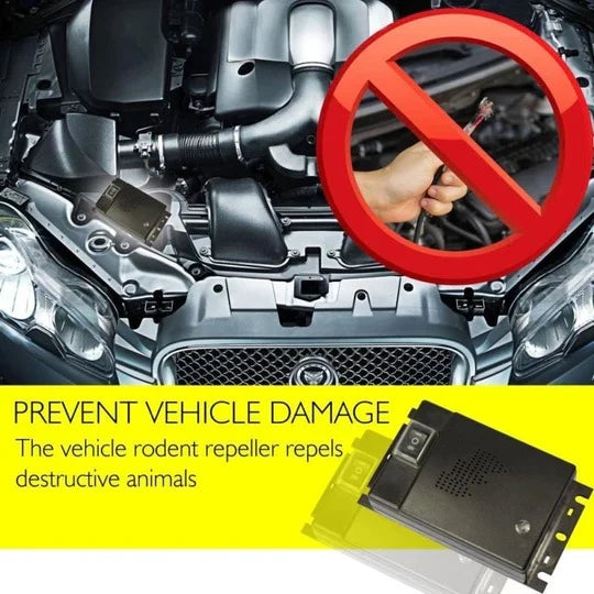 Car Rodent Repeller Ultrasonic 12V Easy Install