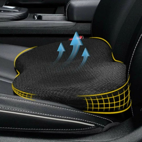 Car Seat Cushion 3.5 Inch Height Boost Removable Cover