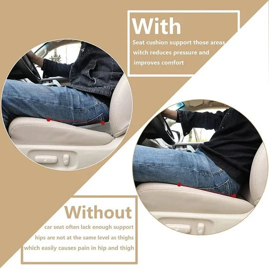 Car Seat Cushion 3.5 Inch Height Boost Removable Cover