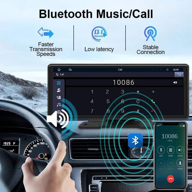 Car Stereo 10.26-Inch Touchscreen Wireless Pairing Backup Camera