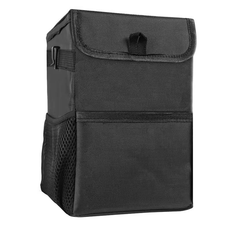 Car Trash Can Waterproof Lining & Concealing Lid