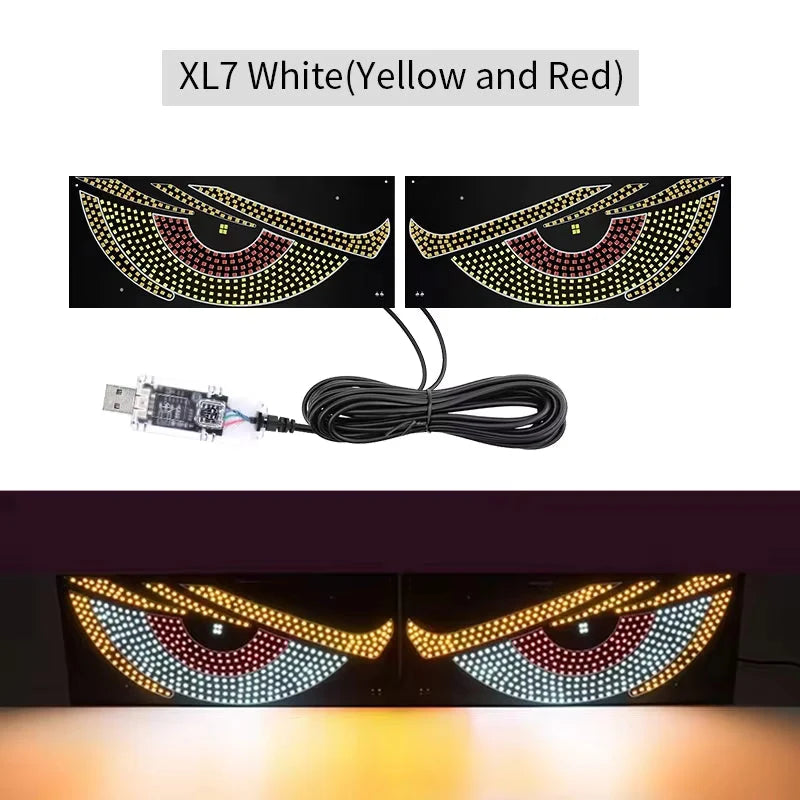 Car Windshield LED Display RGB App & Remote Control