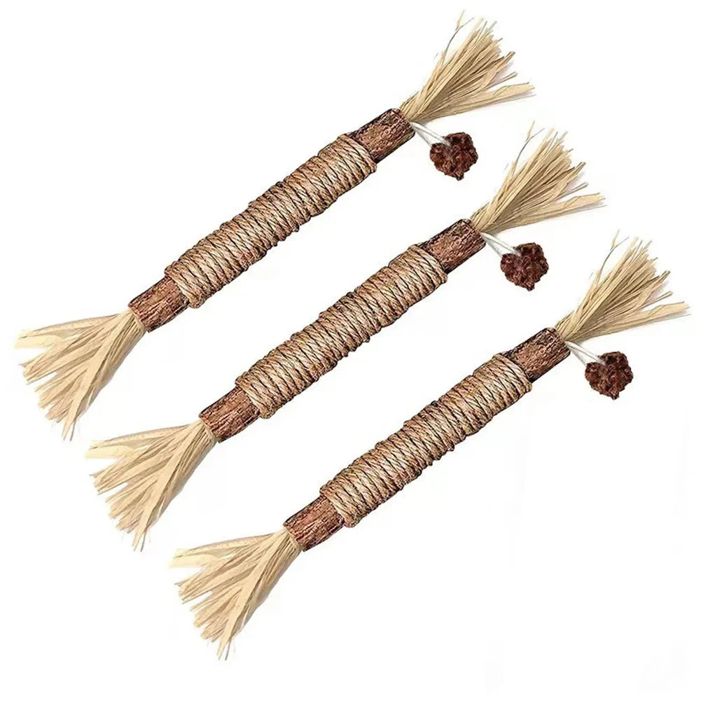 Cat Chew Sticks Silvervine & Catnip Tartar Control Set of 3