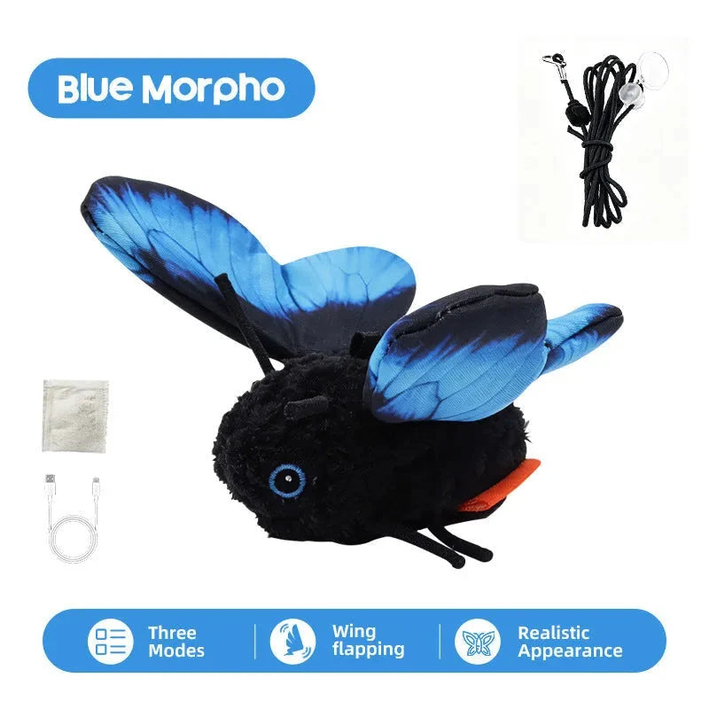 Cat Toy Motion-Activated Fluttering Butterfly for Indoor Play