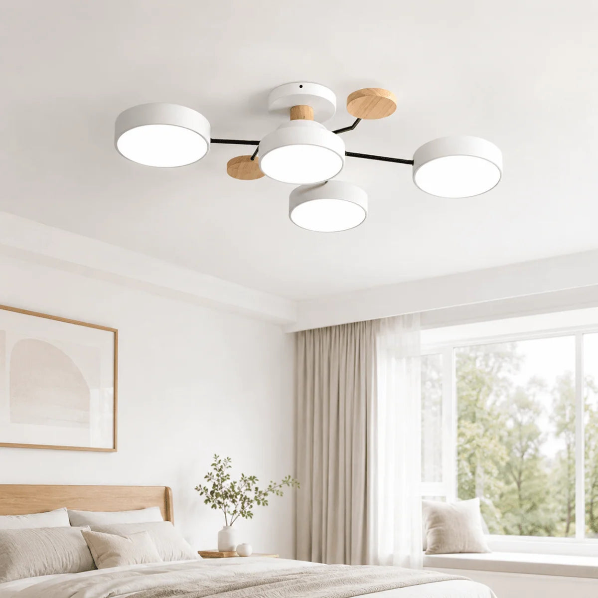Ceiling Light Round LED Replaceable Elements