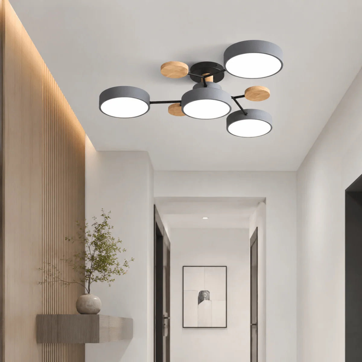 Ceiling Light Round LED Replaceable Elements