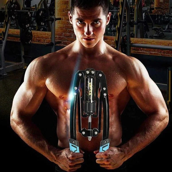 Chest Exerciser 20-Level Adjustable Resistance Hydraulic Safety System