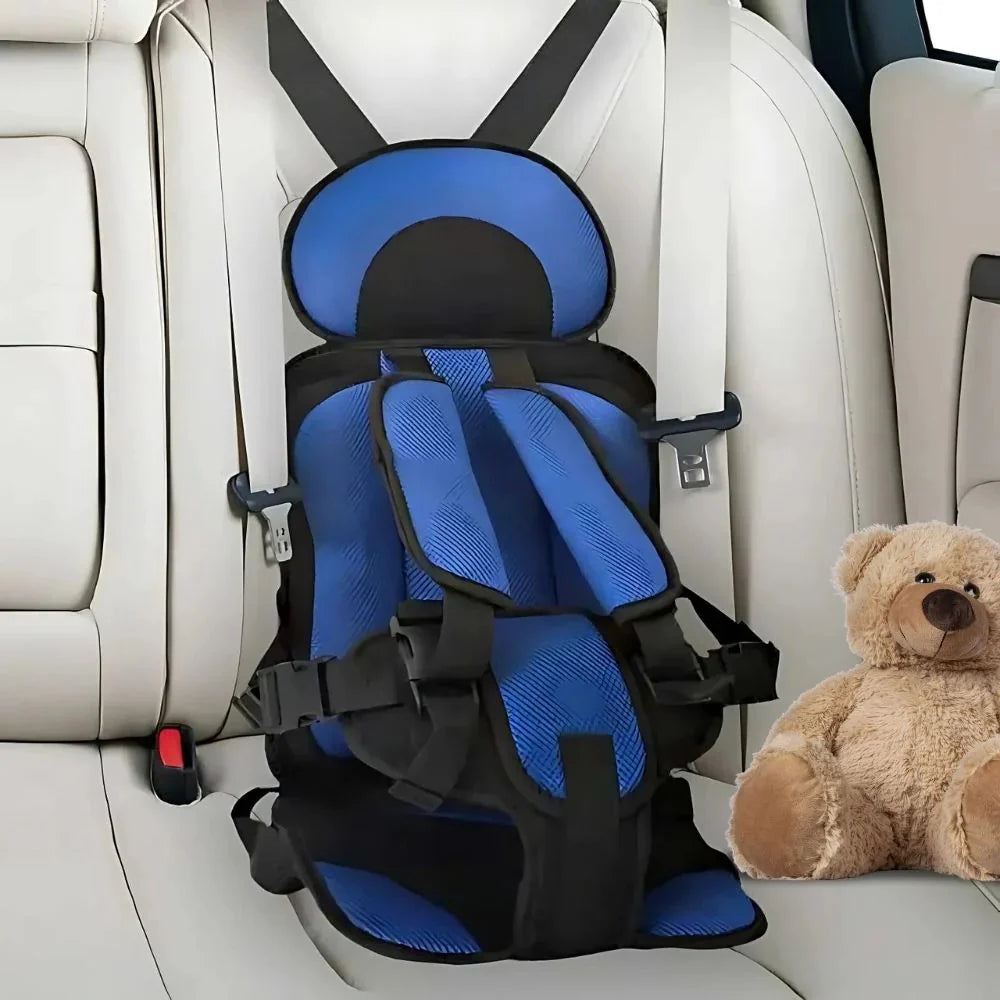 Child Car Booster Seat Integrated Harness Ventilated Non-Slip