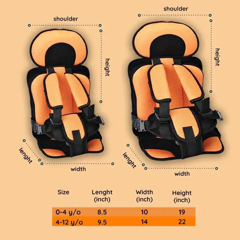 Child Car Booster Seat Integrated Harness Ventilated Non-Slip