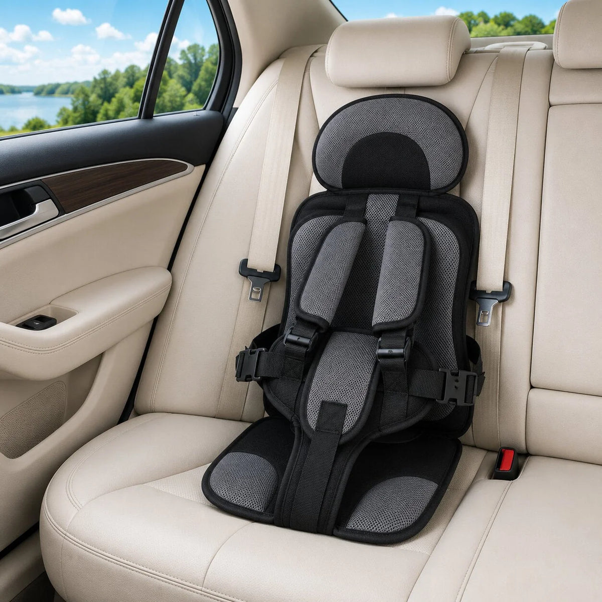 Child Car Seat 5-Point Harness Foldable & Portable