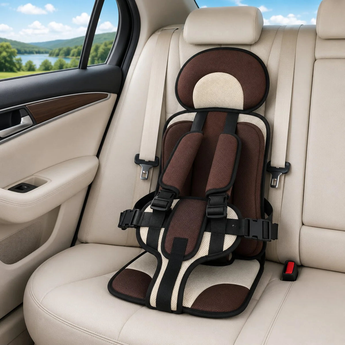 Child Car Seat 5-Point Harness Foldable & Portable