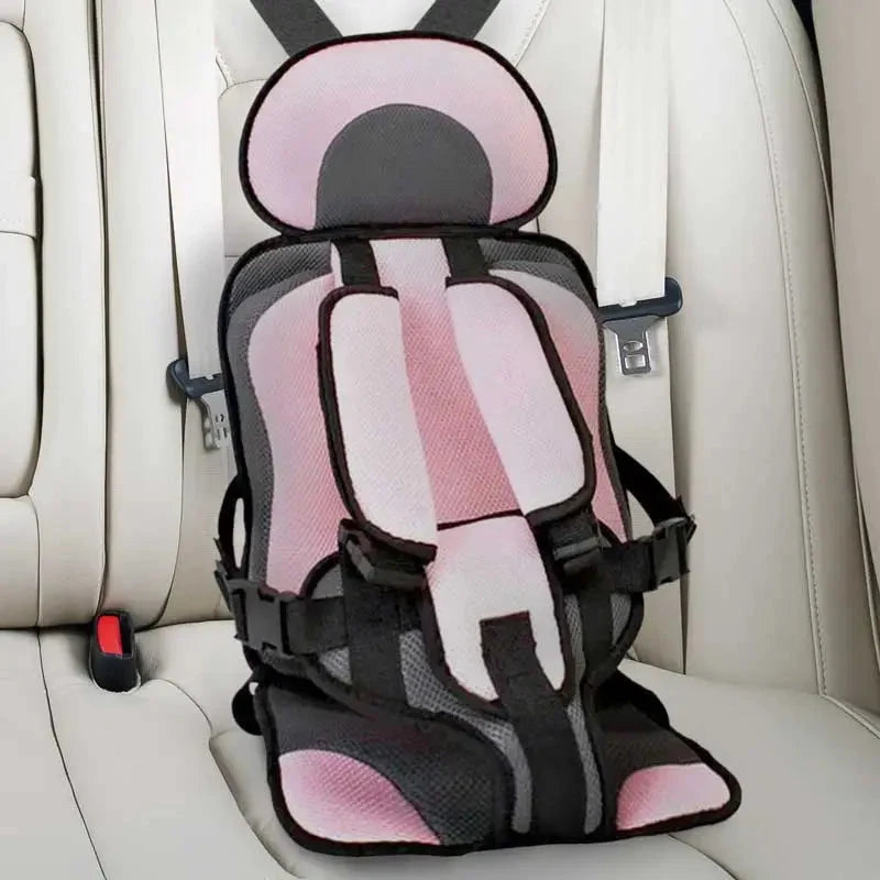 Child Car Seat Adjustable Harness Breathable Padding & Removable Cover