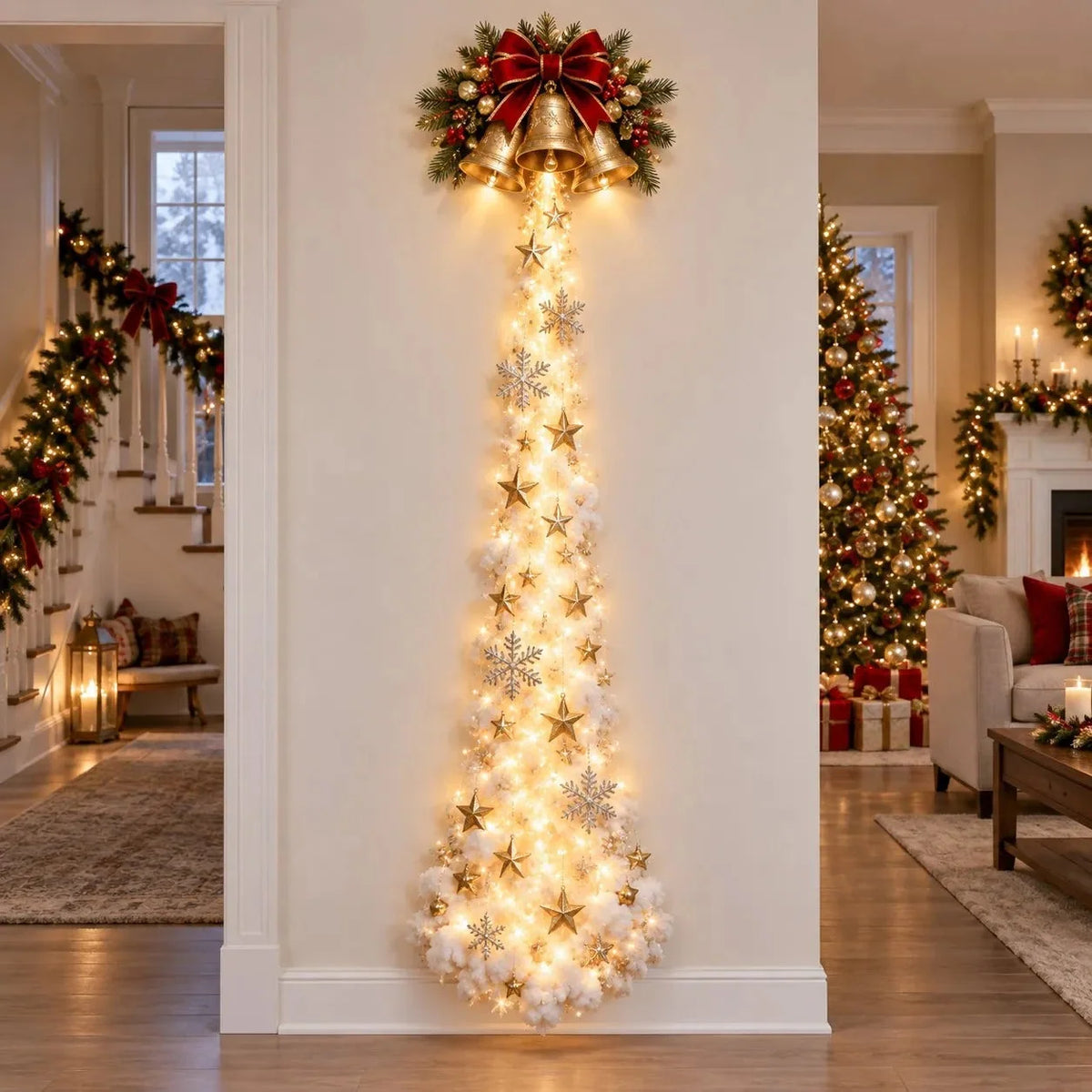 Christmas Wall Decoration Illuminated Light Trail 5 Designs