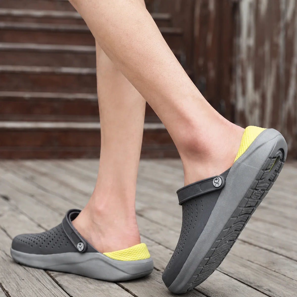Clogs Ergonomic Footbed Slip-On Slip-Resistant Sole