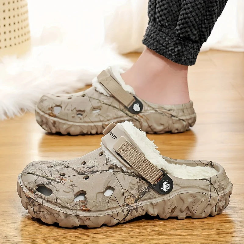 Clogs Fleece-Lined Slip-On & Non-Slip